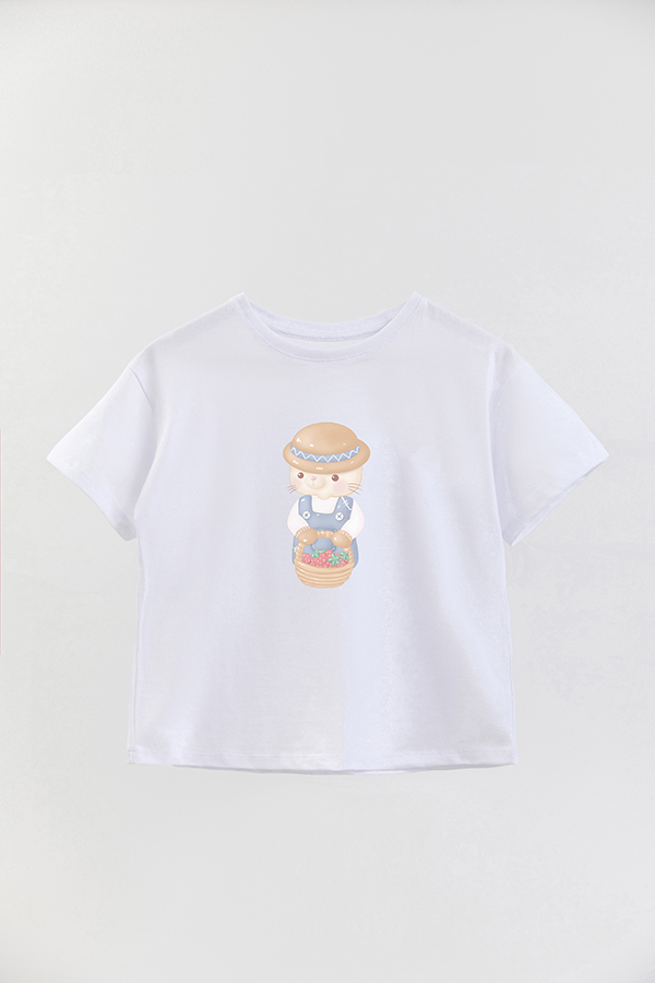 REMERA GIRL OVER HARVEST CAT HARVEST