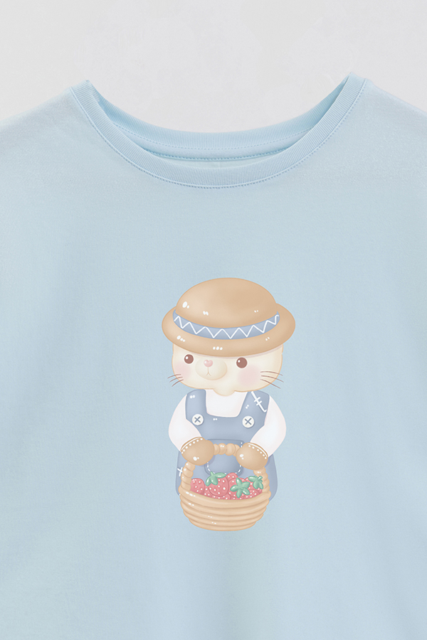 REMERA GIRL OVER HARVEST CAT HARVEST