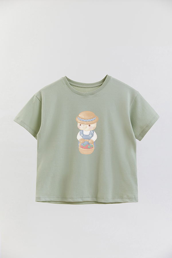 REMERA GIRL OVER HARVEST CAT HARVEST