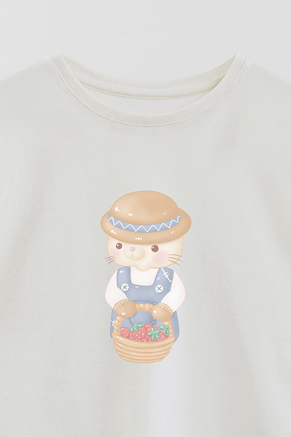 REMERA GIRL OVER HARVEST CAT HARVEST