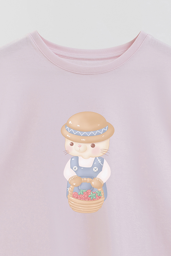 REMERA GIRL OVER HARVEST CAT HARVEST