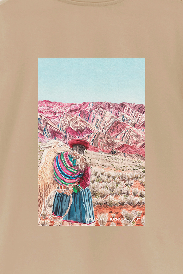 REMERA OVER ESTAMPADA ARG ART HORNOCAL