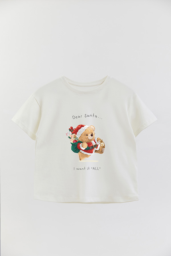 REMERA GIRL OVER TEDDY XMAS 10