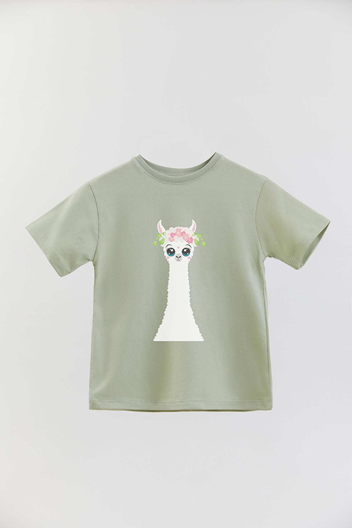 REMERA BASIC GIRL LLAMA 2