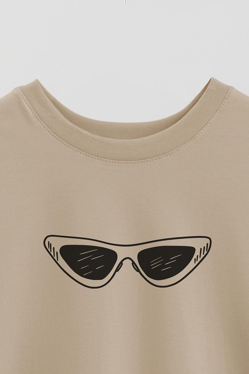 REMERA OVER ESTAMPADA UNISEX SUNGLASS