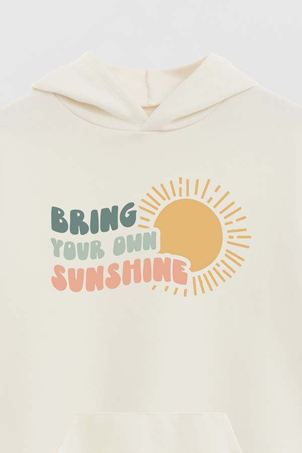 HOODIE ESTAMPADO RTR BRING YOUR OWN SUNSHINE