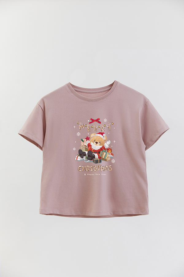REMERA GB OVERSIZE TEDDY SANTA CLAUS