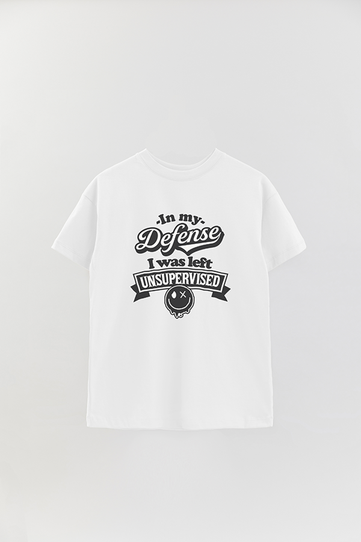 REMERA OVER ESTAMPADA LV5 IN MY DEFENSE