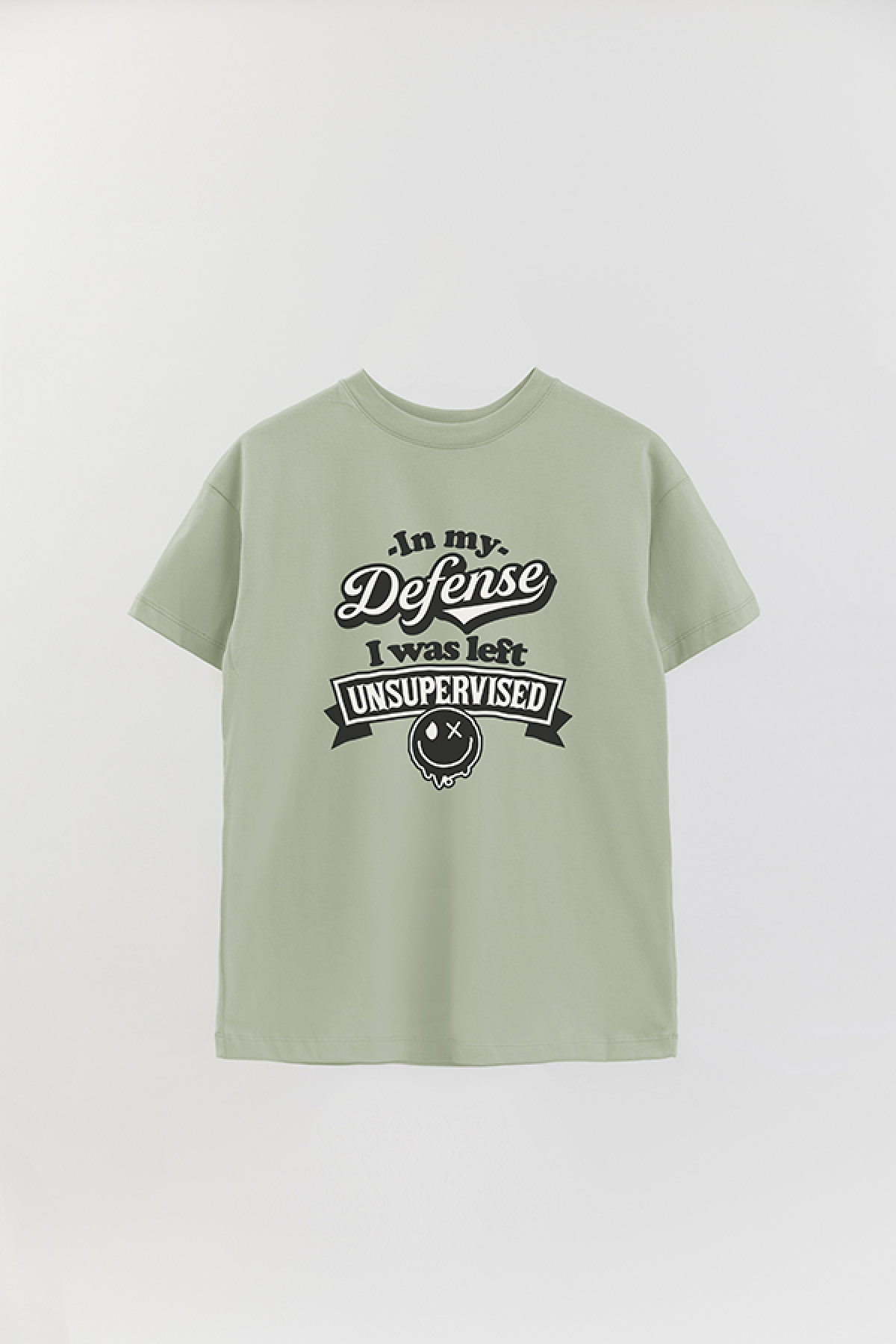 REMERA OVER ESTAMPADA LV5 IN MY DEFENSE