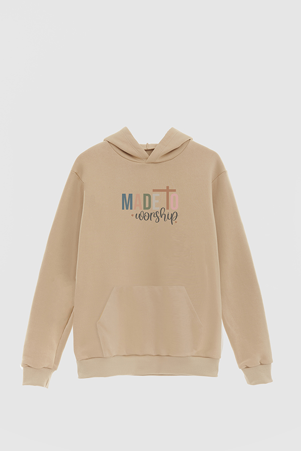 HOODIE FRISA ESTAMPADO MADE TO WORSHOP