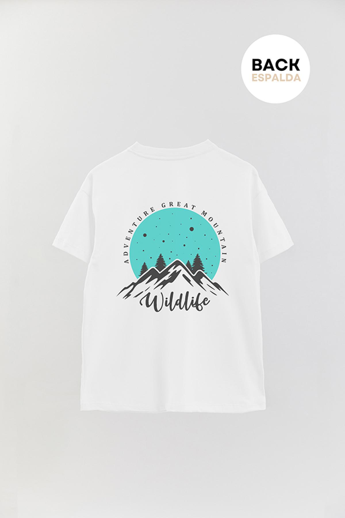 REMERA OVER ESTAMPADA ADV WILDLIFE