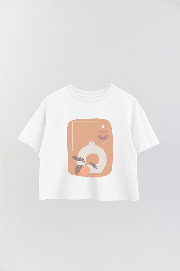 REMERA CROP ESTAMPADA ART 97