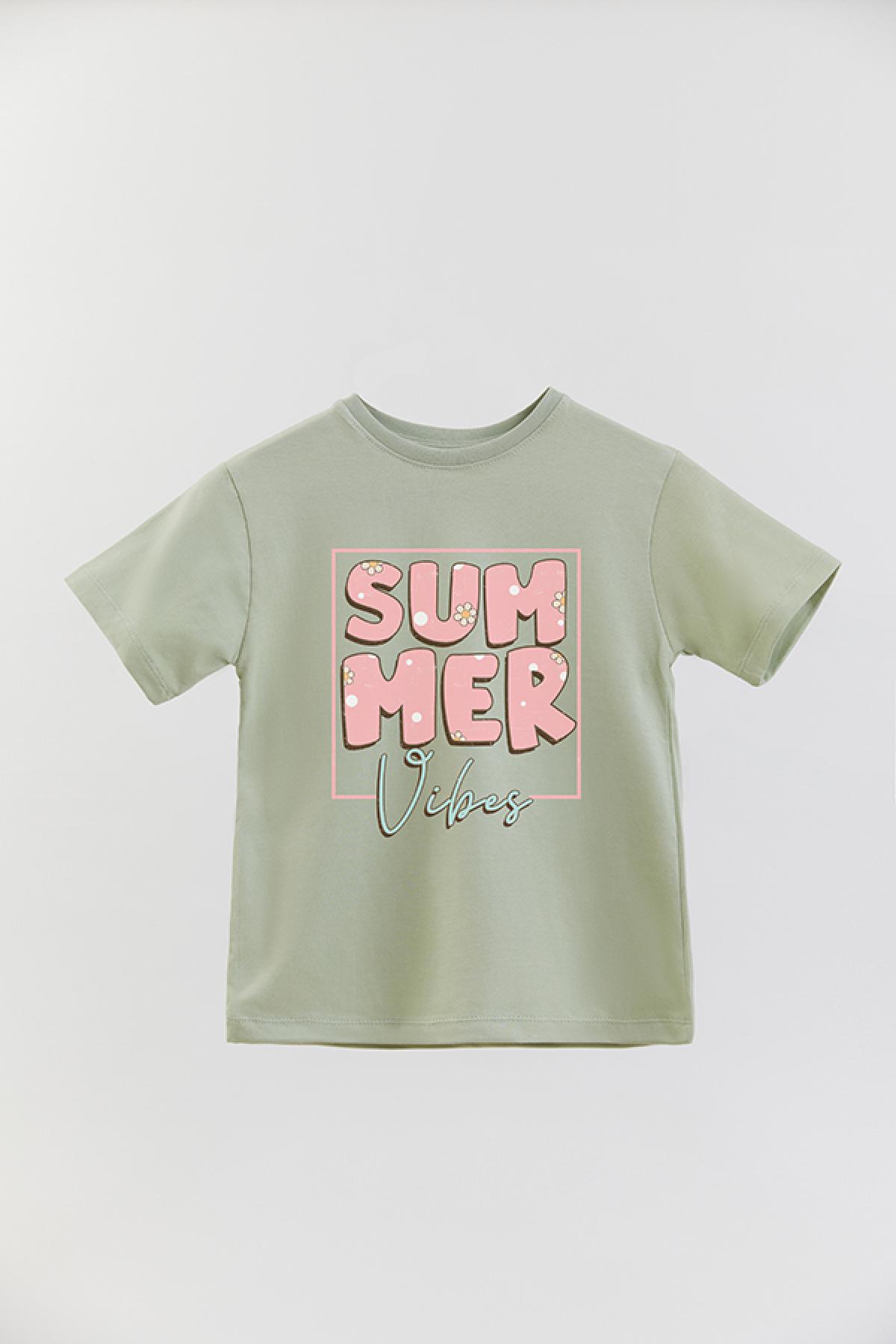 REMERA BASIC GIRL RT SUMMER VIBES