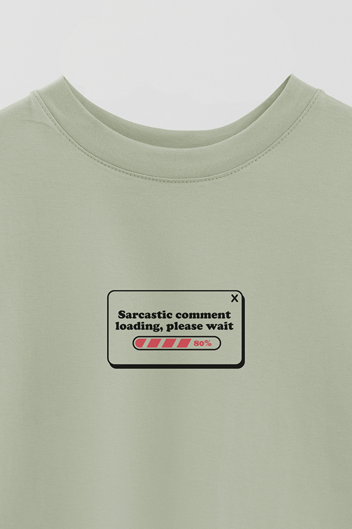 REMERA OVER ESTAMPADA LV5 SARCASTIC COMMENTS LOADING