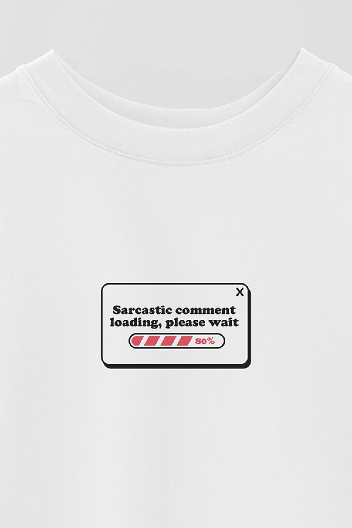 REMERA OVER ESTAMPADA LV5 SARCASTIC COMMENTS LOADING