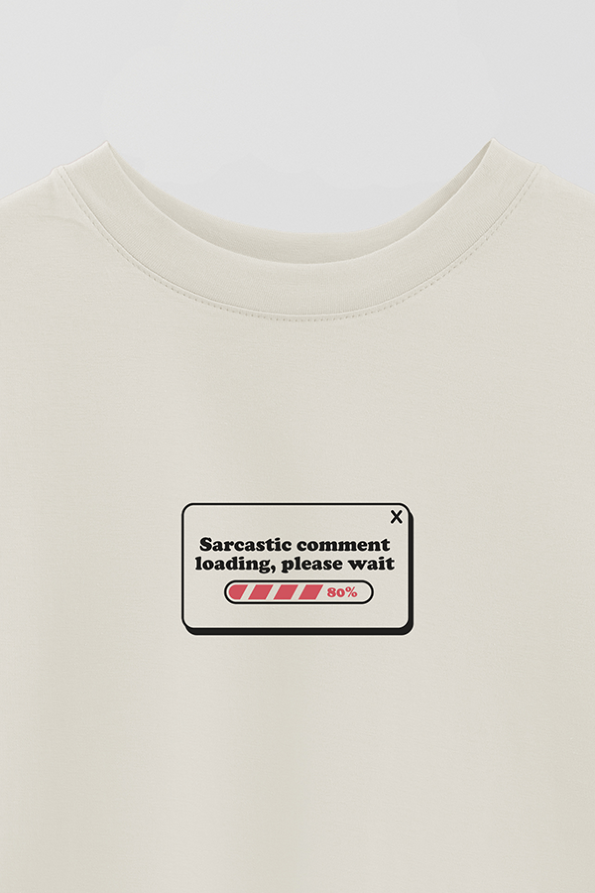 REMERA OVER ESTAMPADA LV5 SARCASTIC COMMENTS LOADING