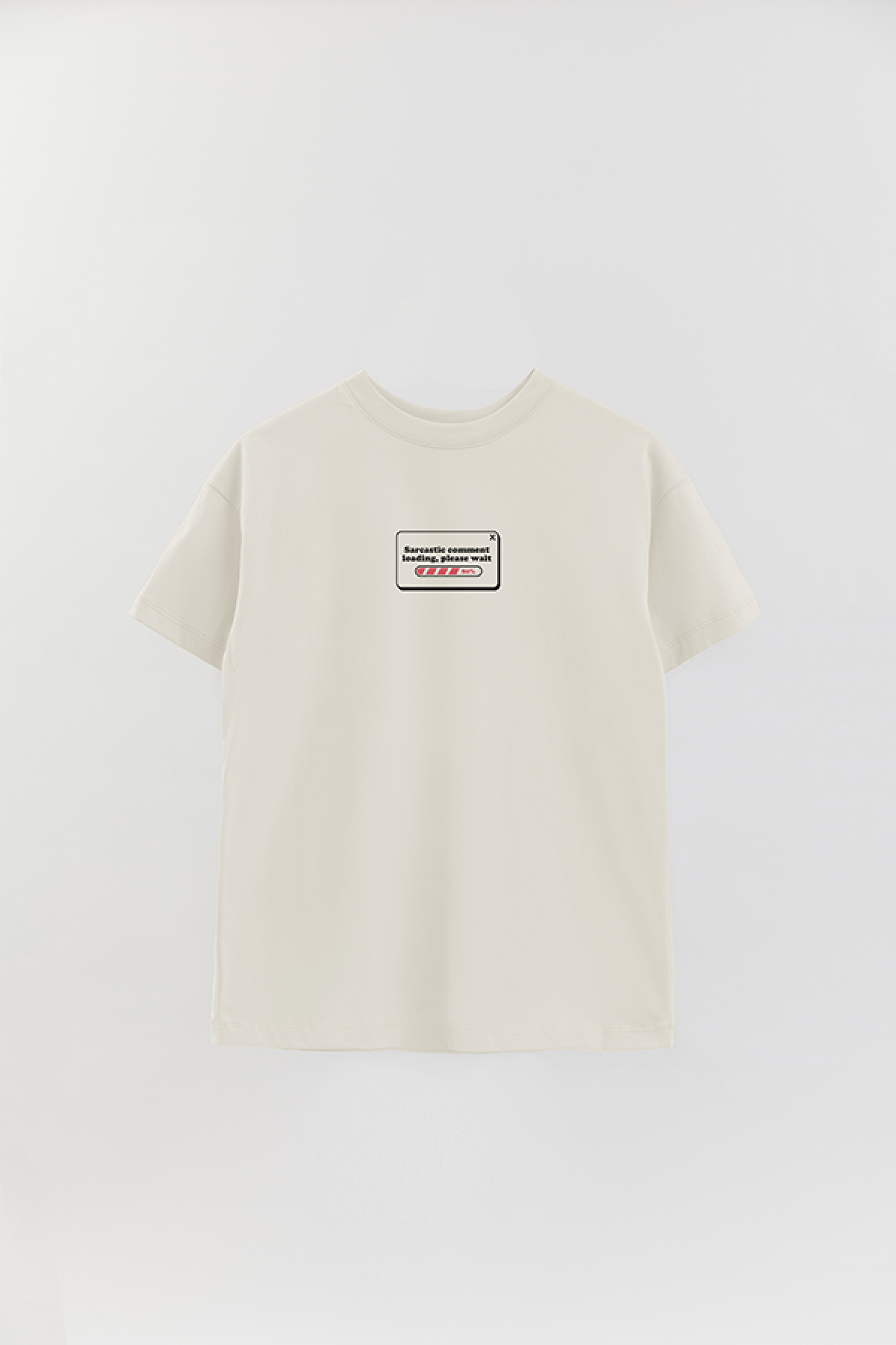 REMERA OVER ESTAMPADA LV5 SARCASTIC COMMENTS LOADING