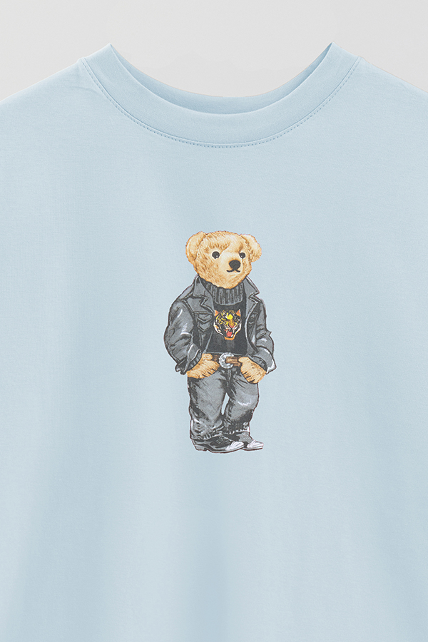 REMERA OVER ESTAMPADA UNISEX BEAR WILD TIGER