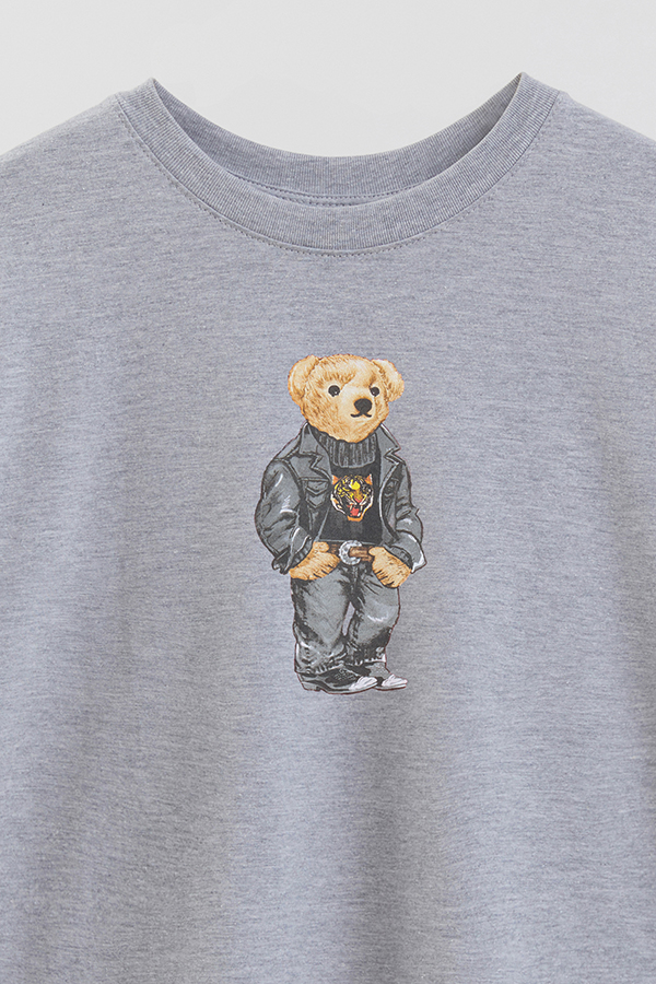 REMERA OVER ESTAMPADA UNISEX BEAR WILD TIGER