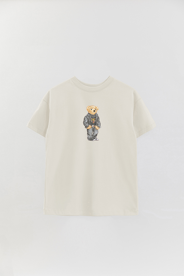 REMERA OVER ESTAMPADA UNISEX BEAR WILD TIGER