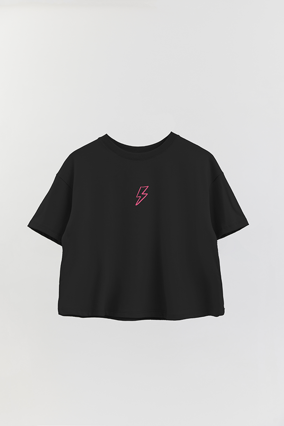 REMERA CROP ESTAMPADA WCV THUNDER BOLT