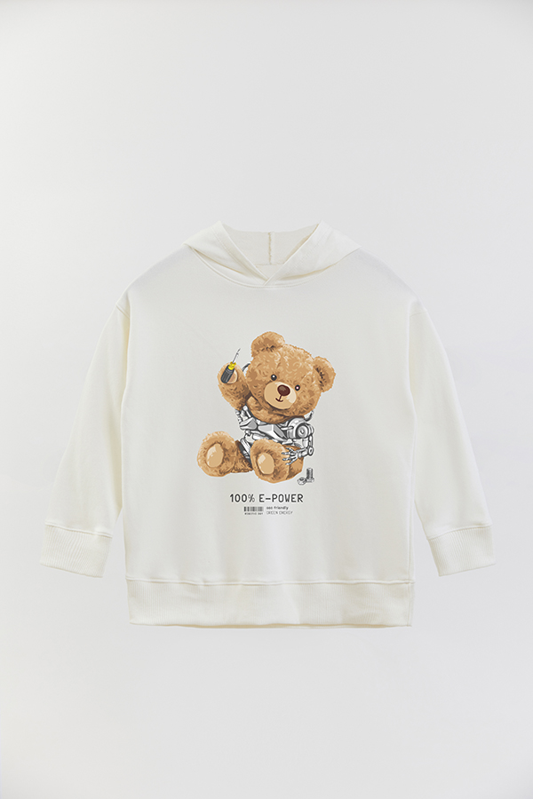 HOODIE RUSTICO KID TEDDY 100% E-POWER