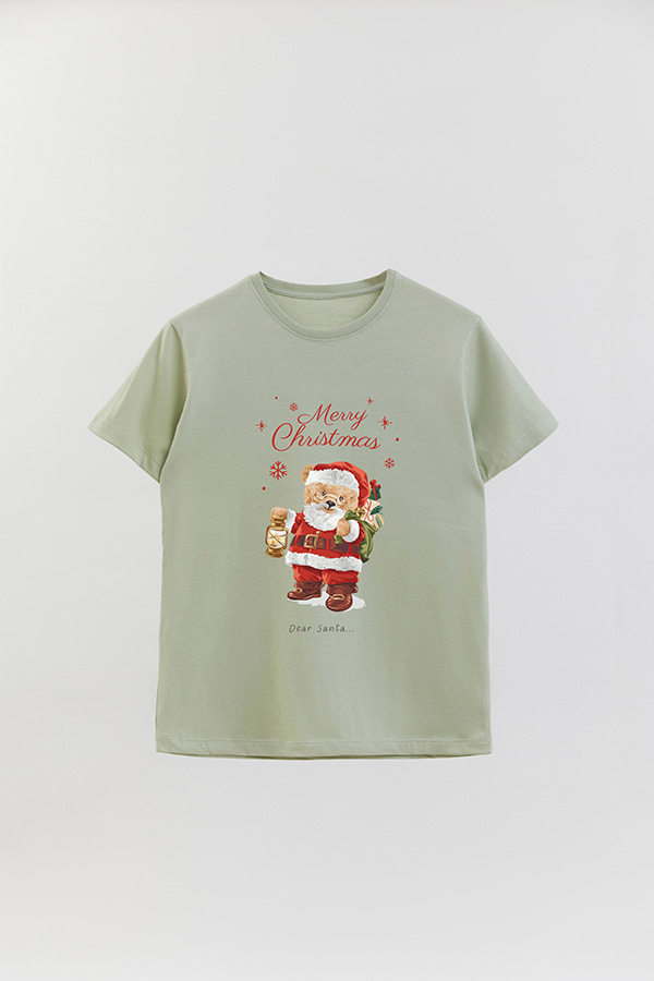REMERA BASICA ESTAMPADA CHRISTMAS DEAR SANTA
