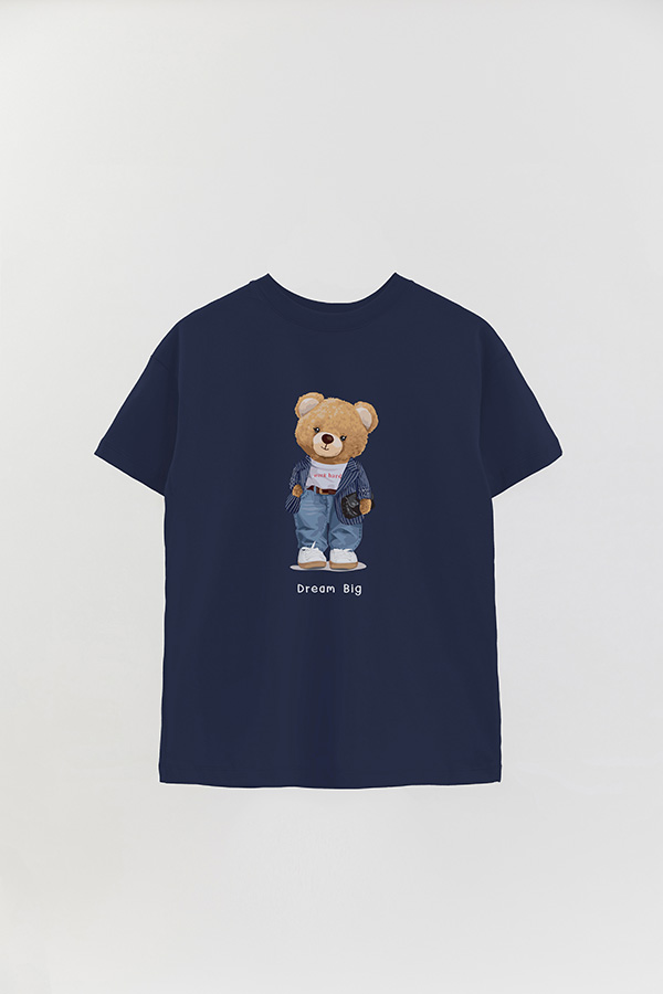 REMERA OVER ESTAMPADA UNISEX TEDDY DREAM