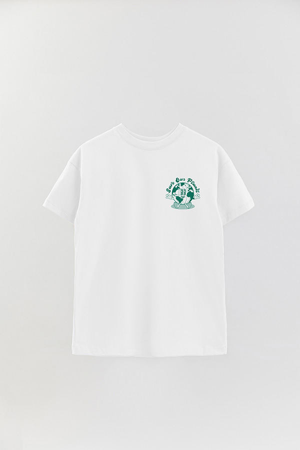 REMERA OVER FB CARTOON SAVE OUR PLANET