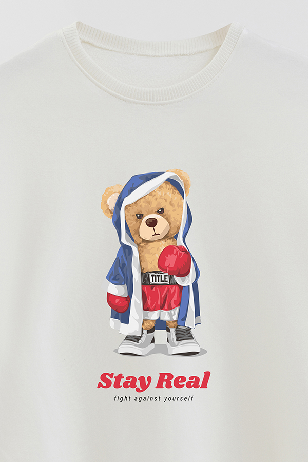BUZO RUSTICO KIDS TEDDY STAY HYPE