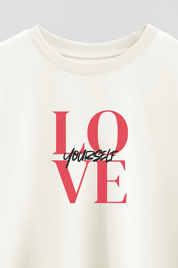 REMERA CROP ESTAMPADA RED LVE