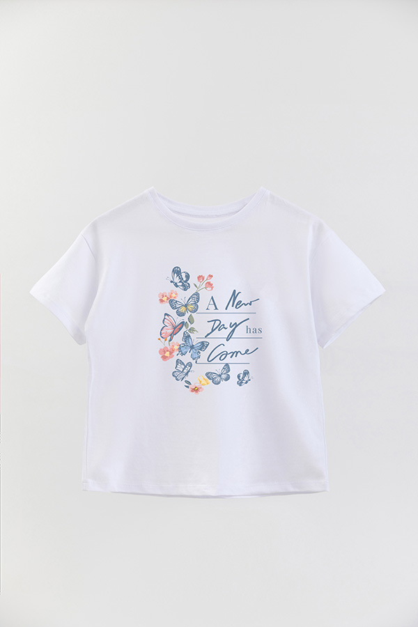 REMERA GIRL OVER A NEW DAY