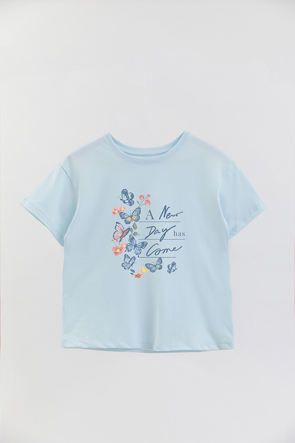 REMERA GIRL OVER A NEW DAY