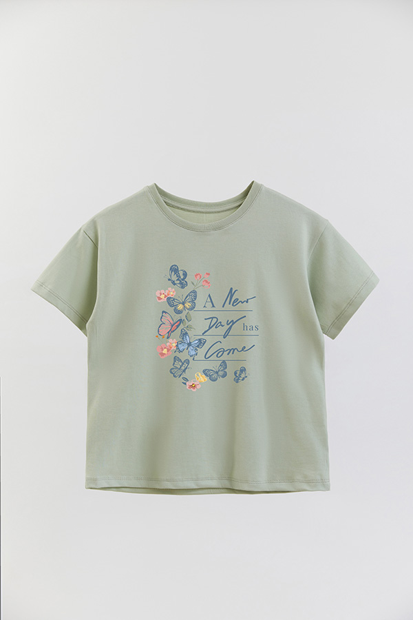 REMERA GIRL OVER A NEW DAY