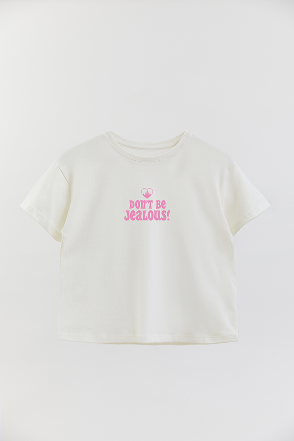 REMERA GIRL OVER SS DON'T BE JEALOUS