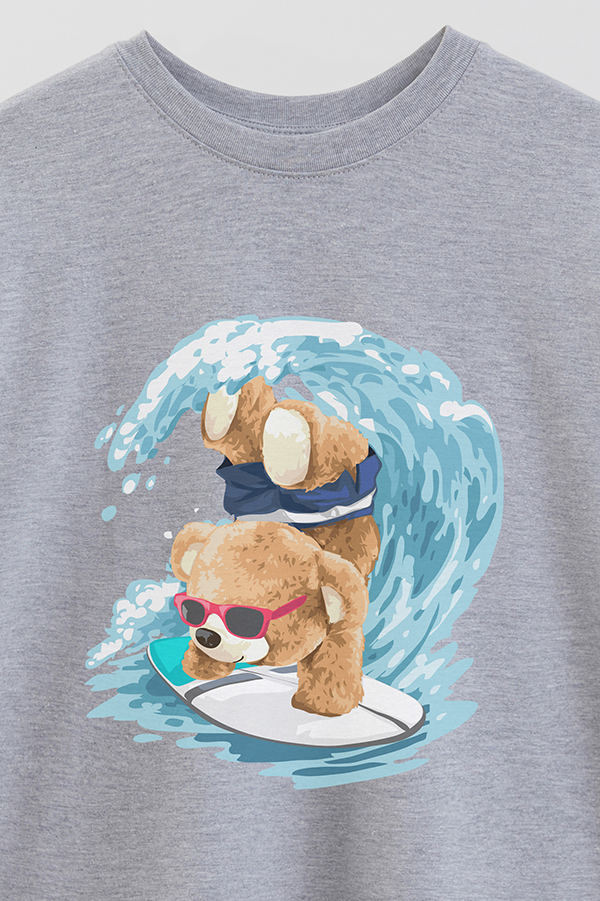REMERA OVER ESTAMPADA UNISEX TEDDY PRO