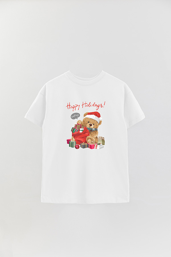 REMERA OVER ESTAMPADA TEDDY XMAS 7