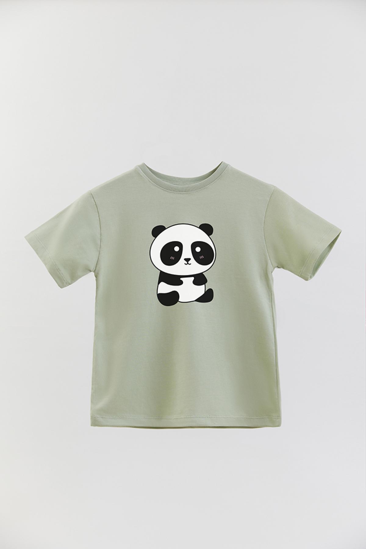 REMERA BASIC GIRL GR PANDA