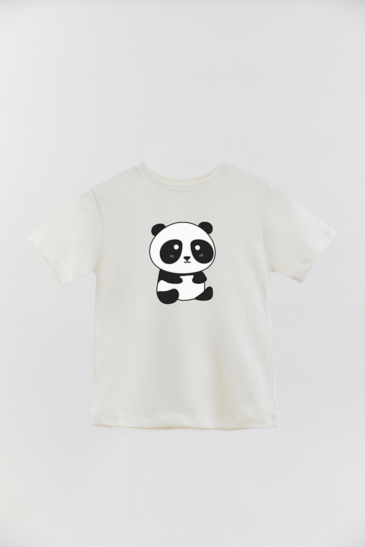 REMERA BASIC GIRL GR PANDA