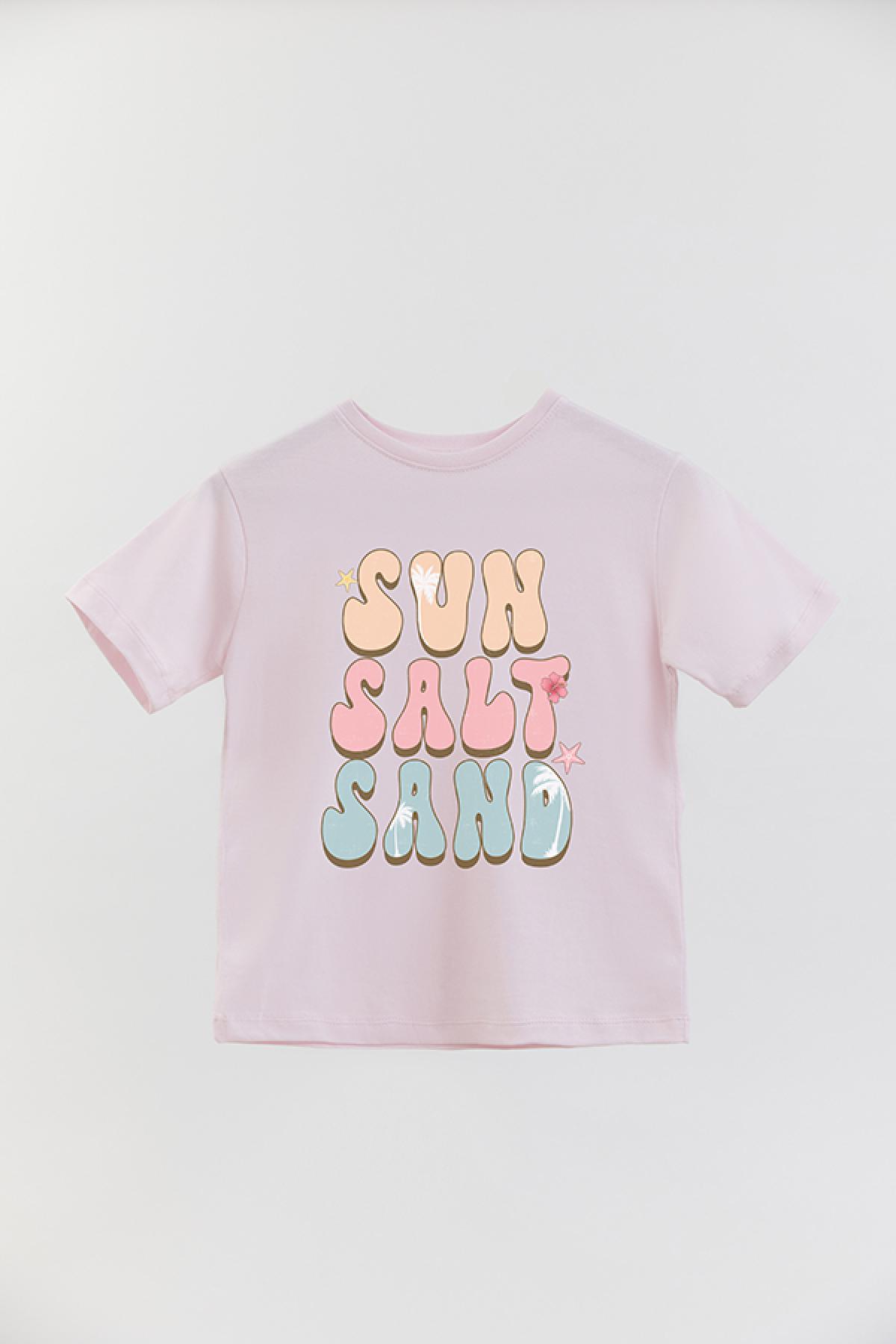 REMERA BASIC GIRL RT SUN SAND SALT