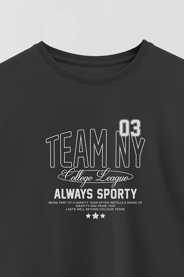 REMERA GIRL OVER SS TEAM NY