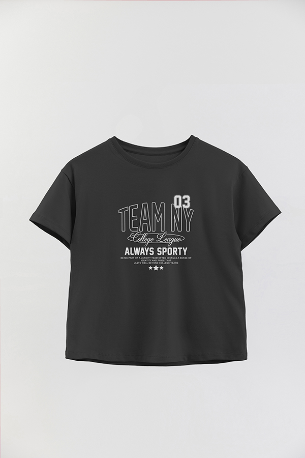 REMERA GIRL OVER SS TEAM NY
