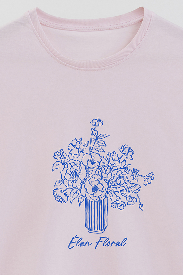 REMERA BASICA ESTAMPADA HD ELAN