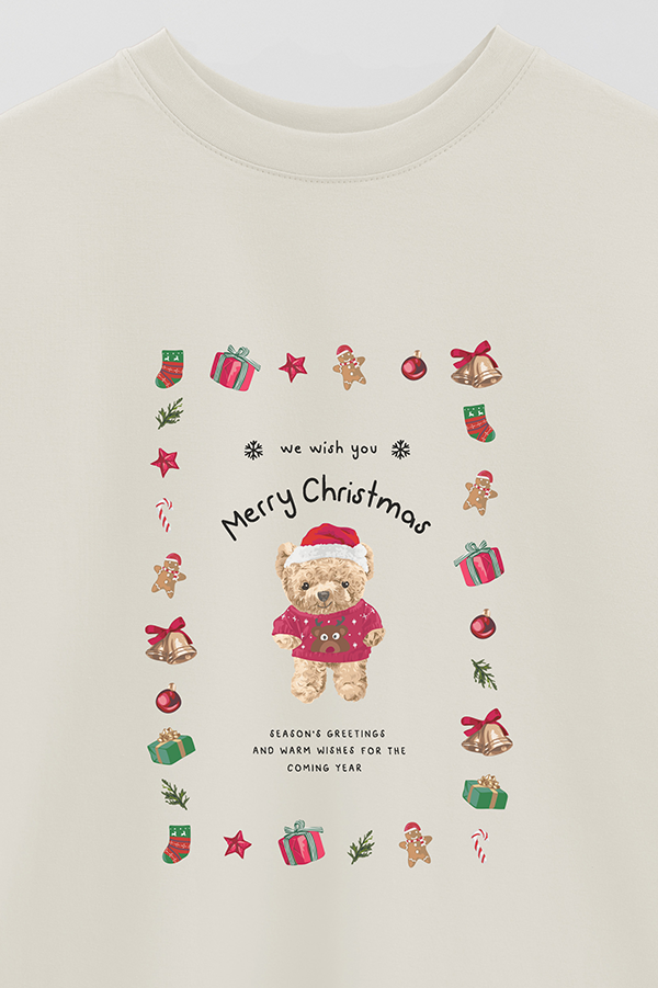 REMERA OVER ESTAMPADA UNISEX WISH