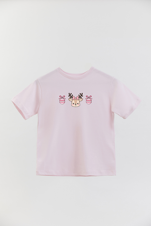 REMERA BASICA ESTAMPADA SPL RAINDEER CHRISTMAS