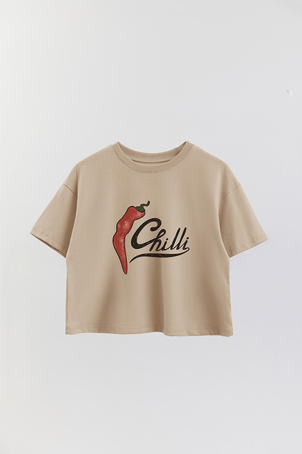 REMERA CROP ESTAMPADA FRSP CHILLI