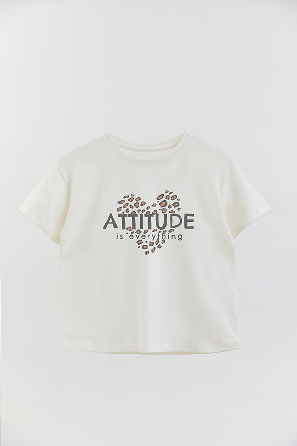 REMERA GIRL OVER ATTITUDE