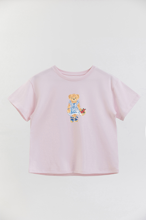 REMERA GB OVERSIZE BEAR CUTE BASKET