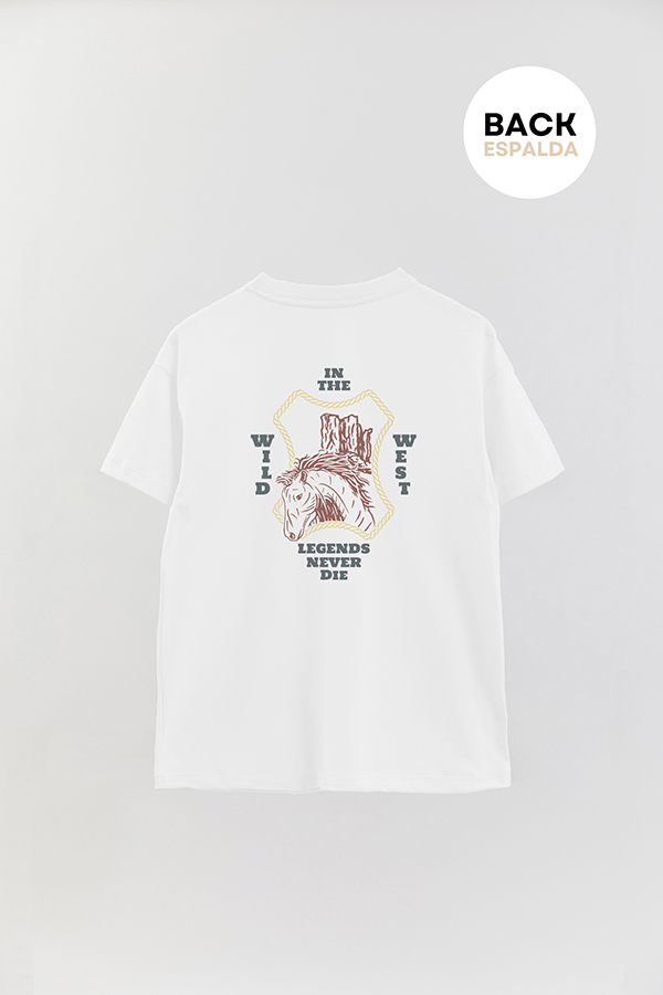 REMERA OVER ESTAMPADA LEGENDS