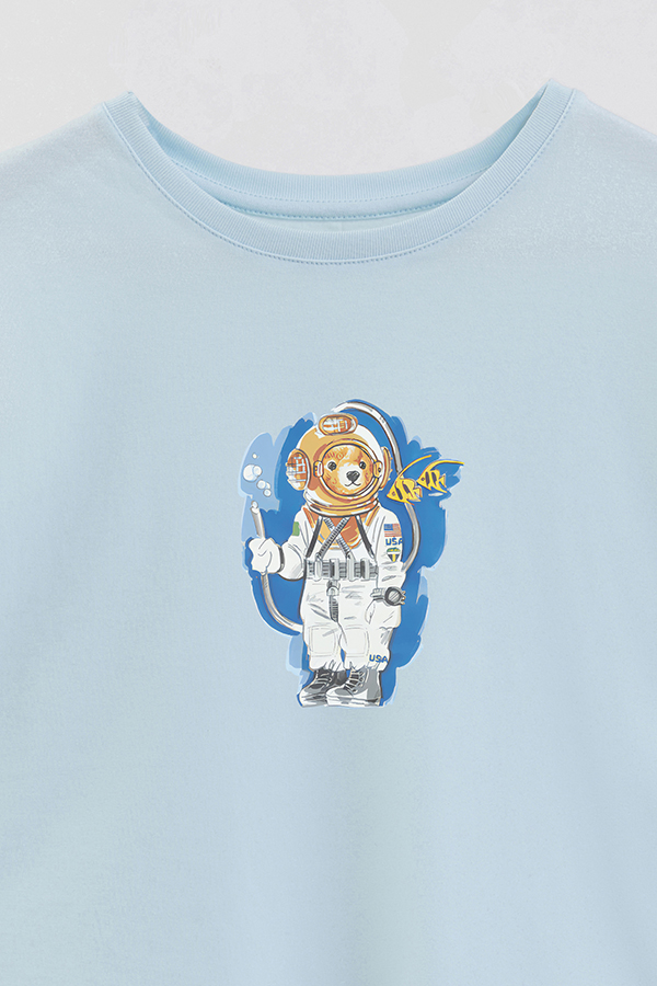 REMERA GB OVERSIZE BEAR DIVING
